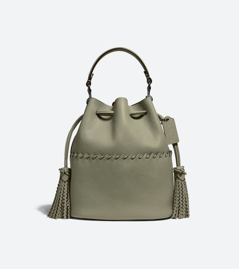 کوله پشتی چرم قهوه ای زنانه