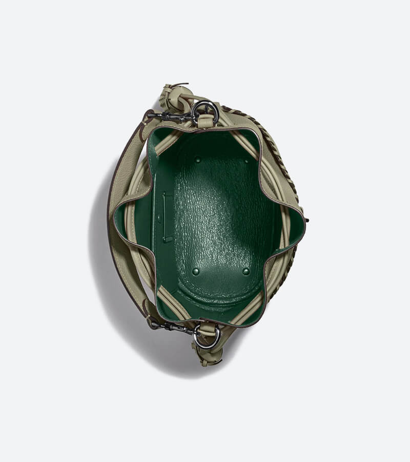 کوله پشتی چرم قهوه ای زنانه